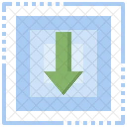 Down Arrow  Icon