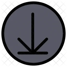 Down Arrow  Icon