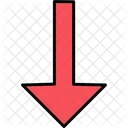 Down Arrow  Icon