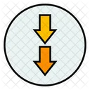 Down Direction Arrows Icon
