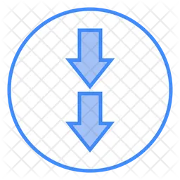 Down Arrow  Icon