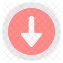 Down Arrow  Icon