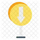 Down Arrow  Icon