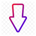Down Arrow Navigation Decrease Icon