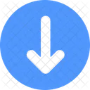 Arrow Direction Down Icon