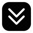 Down Arrow Bottom Icon