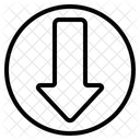Down Download Bottom Icon