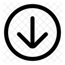 Down Arrow  Icon