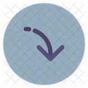 Down Arrow  Icon