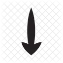 Down Arrow  Icon