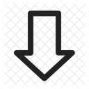 Down Arrow  Icon