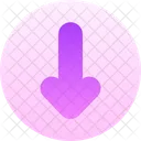 Down Arrow  Icon