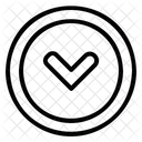 Down Arrow  Icon