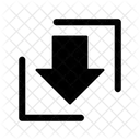 Down Arrow  Icon