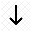 Down Arrow  Icon