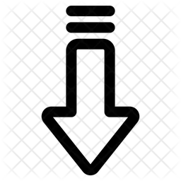 Down Arrow  Icon