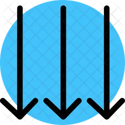 Down Arrows  Icon