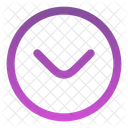 Down circle  Icon