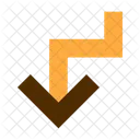 Down direction  Icon