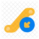 Escalator Arrow Simple Icon