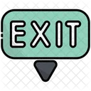 Down Exit Exit Exit Arrow Icon