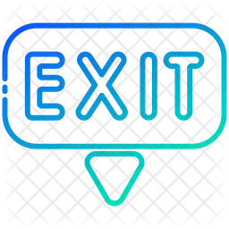 Down Exit  Icon
