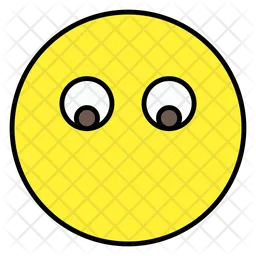 Down Eyes Emoji Emoji Icon