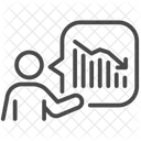 Down Graph  Icon