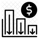 Down Graph  Icon