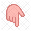 Down Hand  Icon