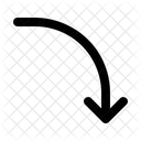 Down Turn Icon