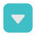 Down Slide Rectangle Icon