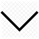 User Interface Down Arrow Icon