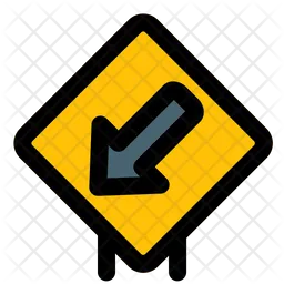 Down Left  Icon