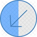 Down Left Arrow  Icon