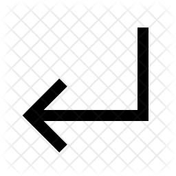 Down left arrow Icon