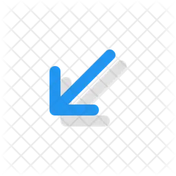 Down left corner  Icon