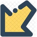 Down Left Direction  Icon