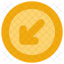 Down Left  Icon