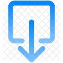 Down Out Box  Icon