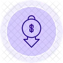 Downpayment Deposit Money Icon