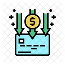 Down Payment Card  Icon