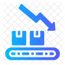 Down Production  Icon