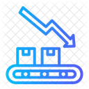 Down Production  Icon