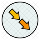Down Right Direction Arrows Icon