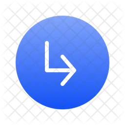 Down right arrow  Icon