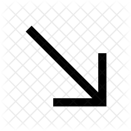 Down right arrow Icon