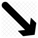 Down Right Arrow Icon Icon