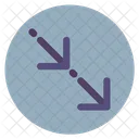 Down Right Arrow  Icon