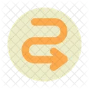 Down Right Arrow  Icon